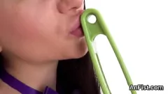 play Fisting Lesbian Lovers: Kittens perversos desejam prazer anal anal