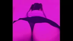play BBW Presa in giro in trecce e perizoma upskirt