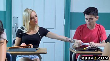 play Xxx in class with a colleague fucks colleague on the bench