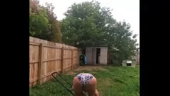 play Hot Landscaper in Bikini: Mow the Lawn and Show Off My Big Tits and Round Ass