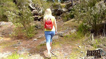 play Pussy with my partner alone in nature have crazy sex