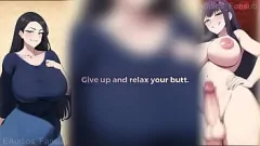 play Big Cumshot Surprise: Milf Shemale Neighbor's Anal Creampie Blowjob